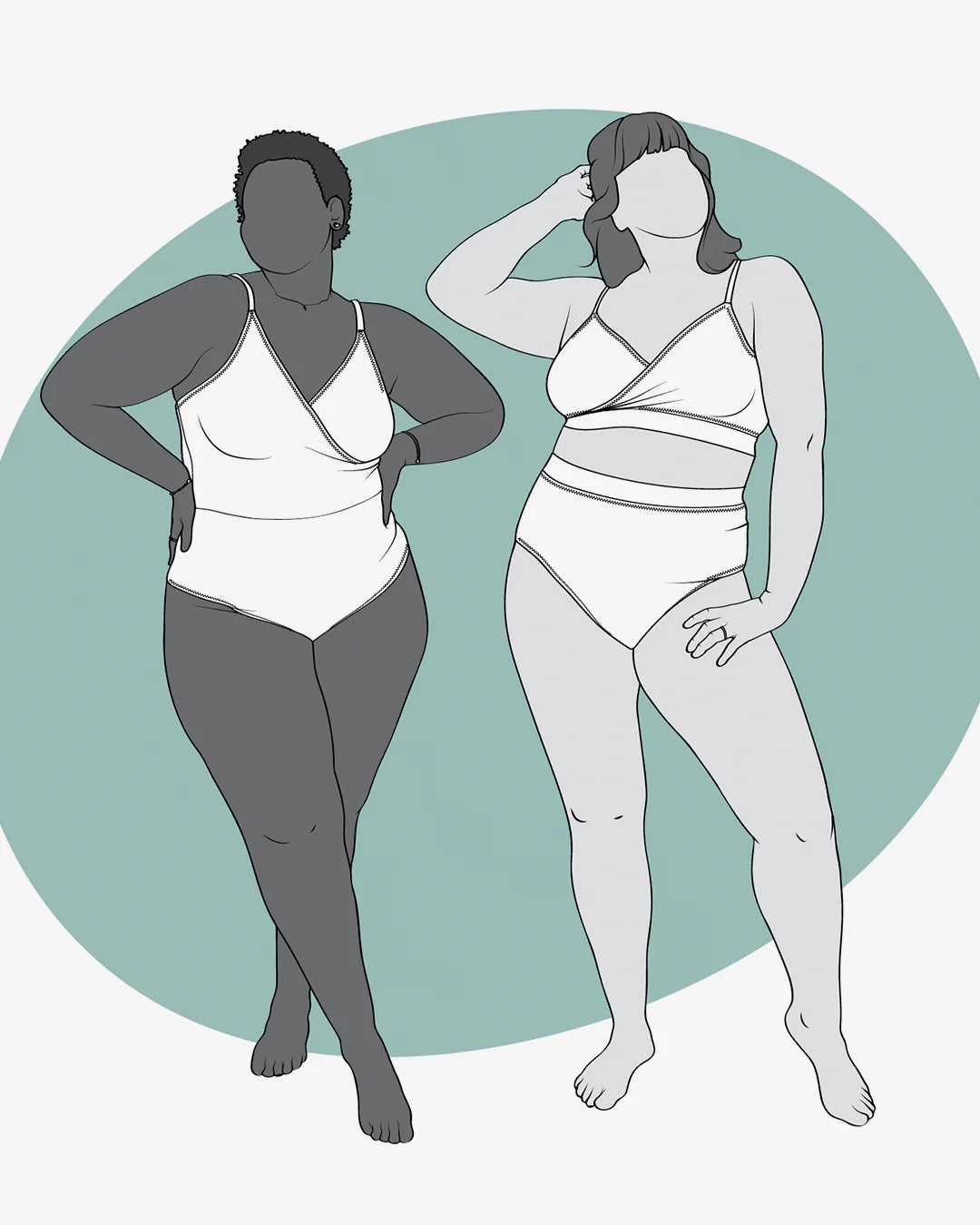 illustration of sunstar swimsuit