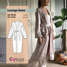 Load image into Gallery viewer, Lounge Robe + Lounge Robe PLUS -- Pattern + Printing
