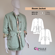 Load image into Gallery viewer, Reem jacket -- Pattern + Printing
