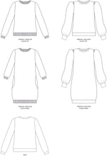Load image into Gallery viewer, Billie Sweatshirt and Dress - Pattern + Printing
