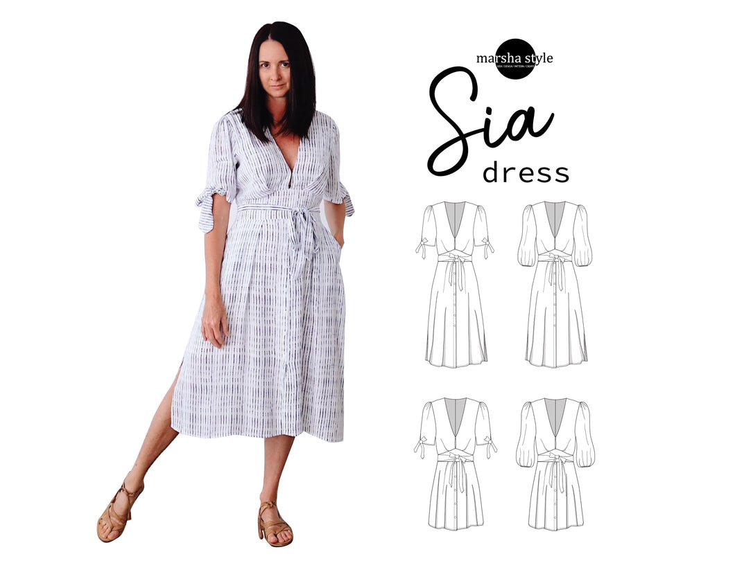 Sia Dress -- Pattern + Printing