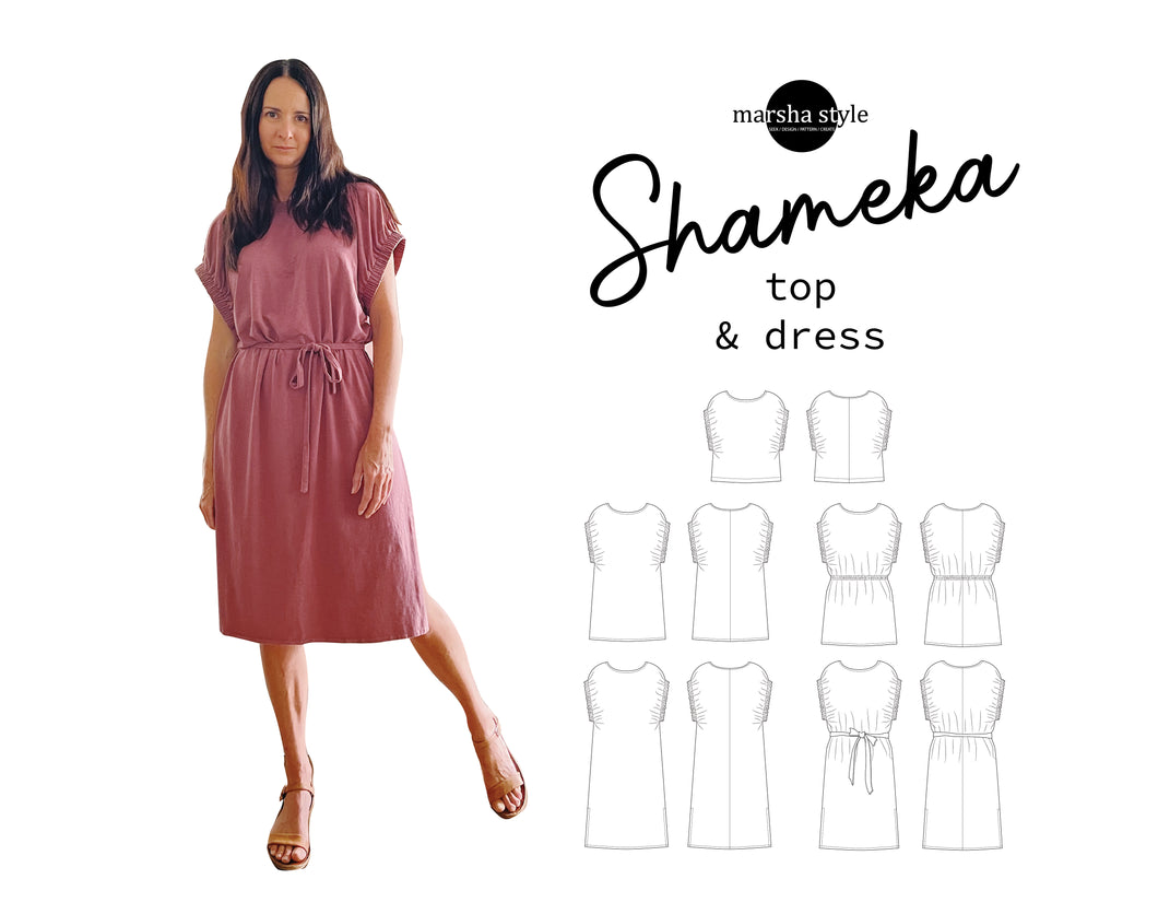 Shameka Dress & Top -- Printing Only