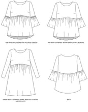 Load image into Gallery viewer, Indigo Smock Top and Dress -- Pattern + Printing
