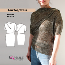 Load image into Gallery viewer, Lou dress/top + Lou dress/top PLUS -- Pattern + Printing
