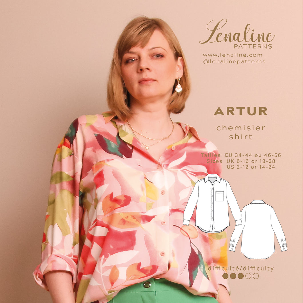 Artur Shirt -- Pattern + Printing