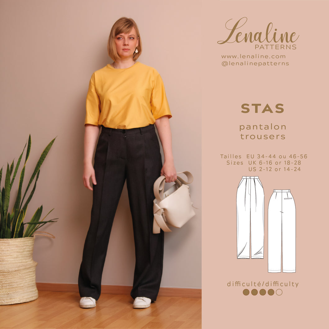Stas Trousers -- Pattern + Printing