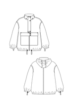 Load image into Gallery viewer, Sirkka hooded jacket -- Printing Only
