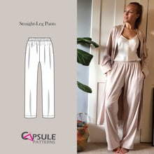 Load image into Gallery viewer, Loungewear Straight-Leg Pants + Loungewear Straight-Leg Pants PLUS -- Printing Only
