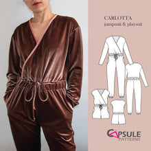 Load image into Gallery viewer, Carlotta Jumpsuit -- Printing Only
