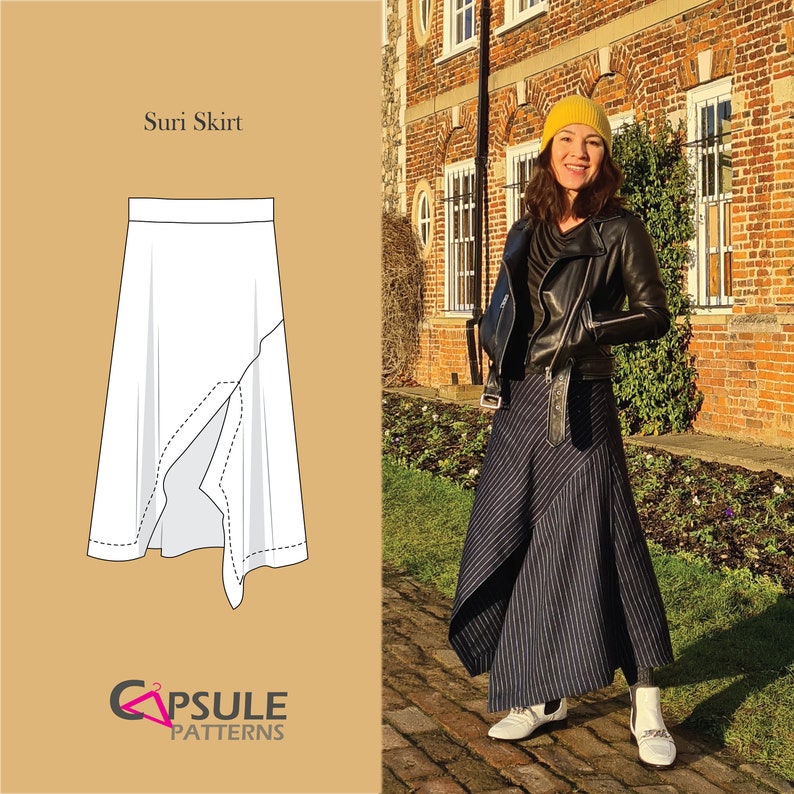 Suri skirt -- Pattern + Printing
