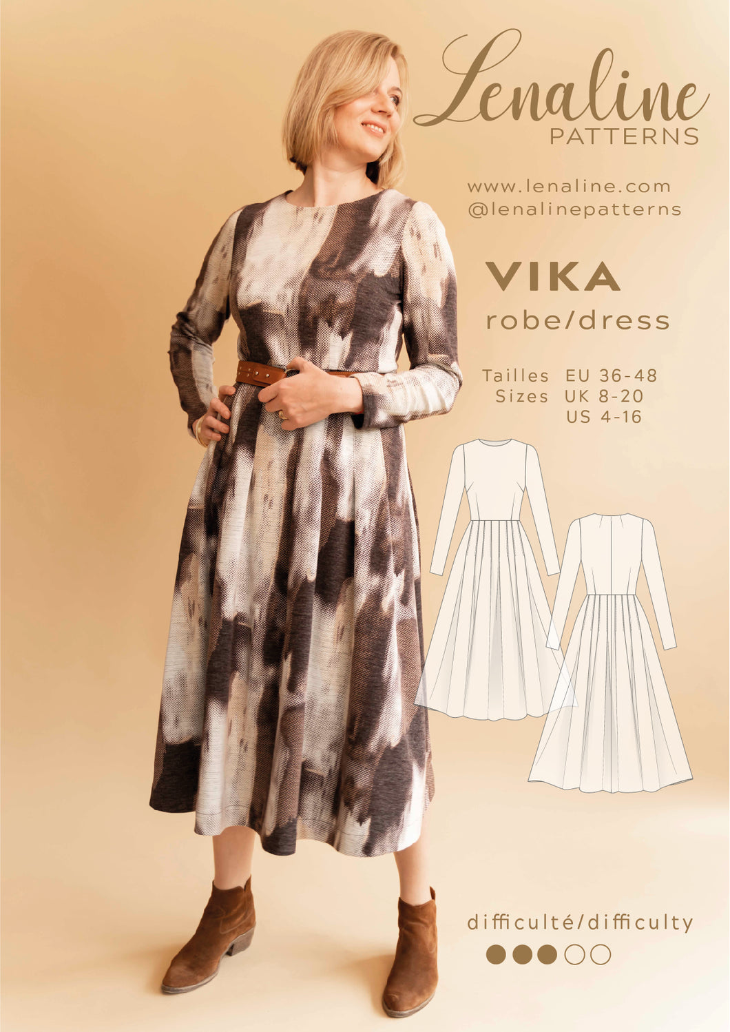 Vika Dress -- Pattern + Printing